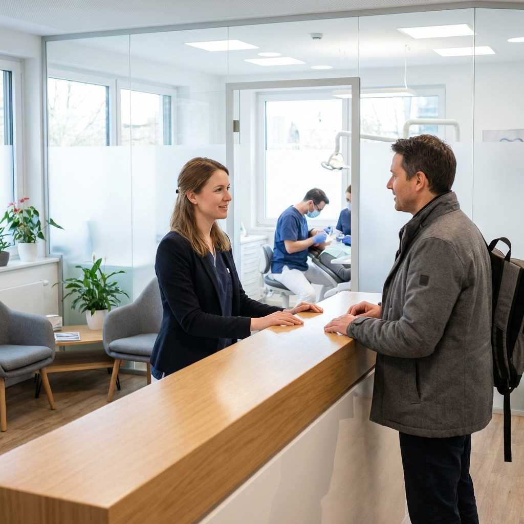 Recepción clínica dental