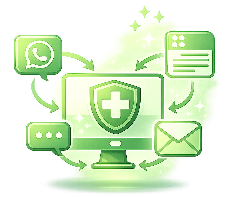 Icono integración multicanal